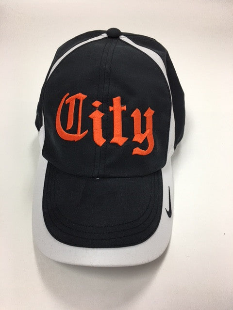 City Nike Hat Black and White