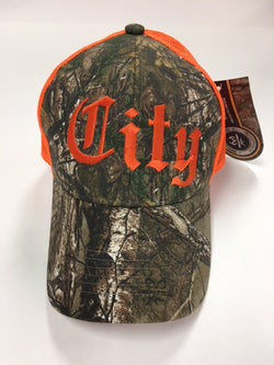 City Orange Duck Dynasty-Print Velcro Hat