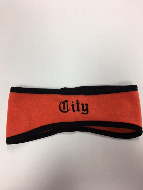 City Orange and Black Headband