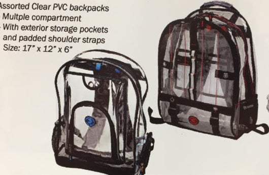 Backpacks Clear Plastic