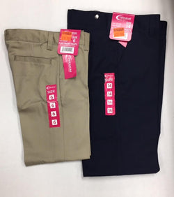 Uniform Pants Girls Flat Front Regular Fit (Khaki orNavy)